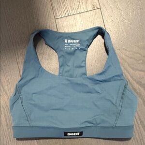 Bandit small sports bra gridlock blue size small EUC